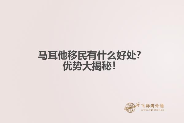 马耳他移民有什么好处？优势大揭秘！