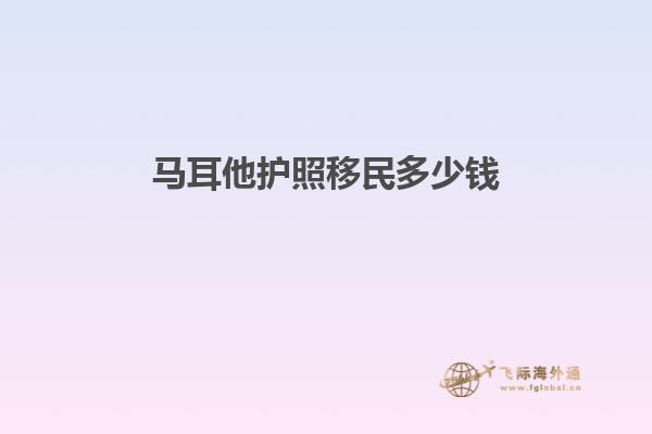 马耳他护照移民多少钱