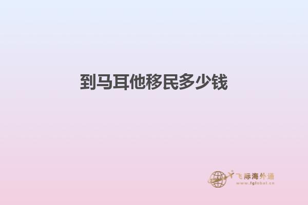 到马耳他移民多少钱