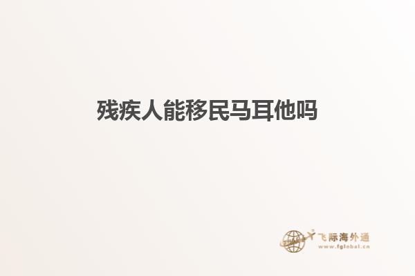 残疾人能移民马耳他吗
