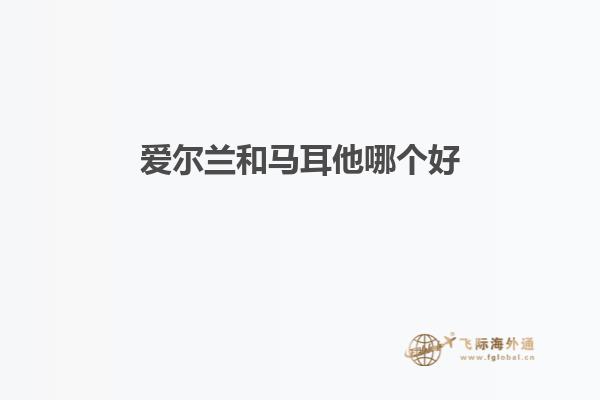 爱尔兰和马耳他哪个好
