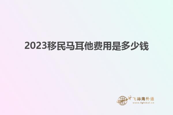 2023移民马耳他费用是多少钱