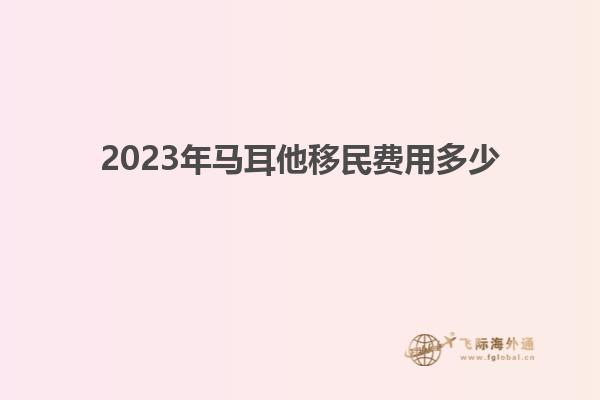 2023年马耳他移民费用多少
