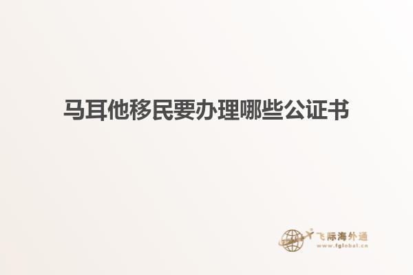 马耳他移民要办理哪些公证书