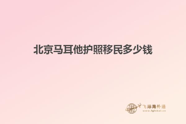 北京马耳他护照移民多少钱