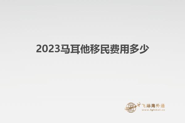2023马耳他移民费用多少
