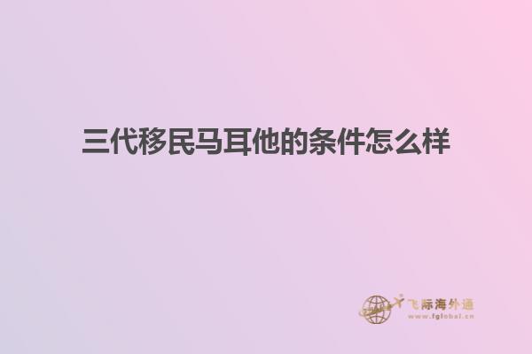 三代移民马耳他的条件怎么样