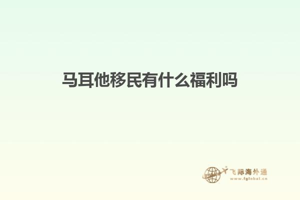 马耳他移民有什么福利吗