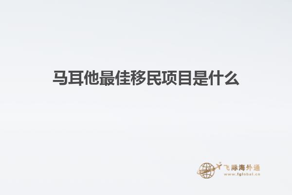 马耳他最佳移民项目是什么