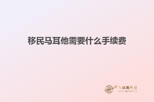 移民马耳他需要什么手续费