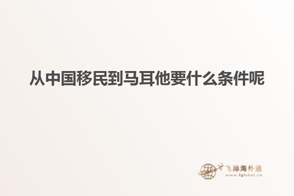 从中国移民到马耳他要什么条件呢