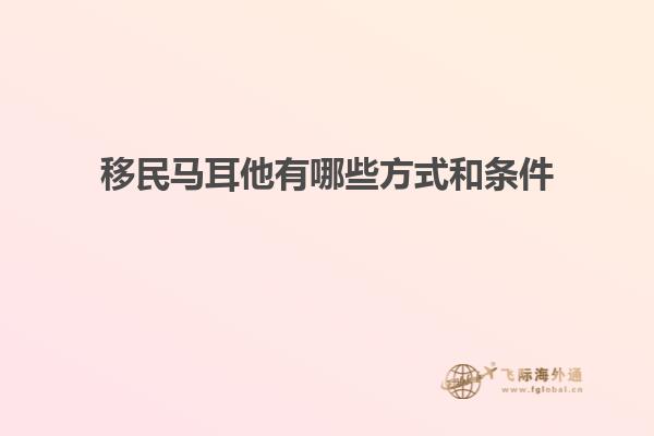 移民马耳他有哪些方式和条件