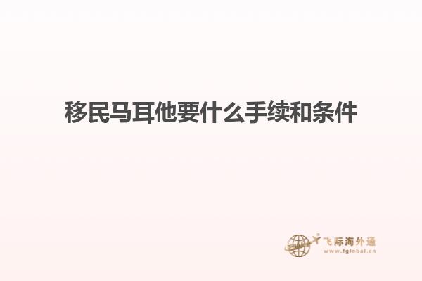 移民马耳他要什么手续和条件