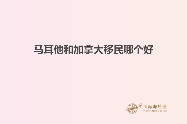 马耳他和加拿大移民哪个好