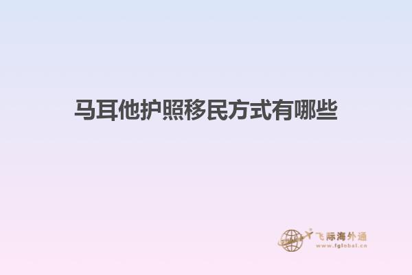 马耳他护照移民方式有哪些