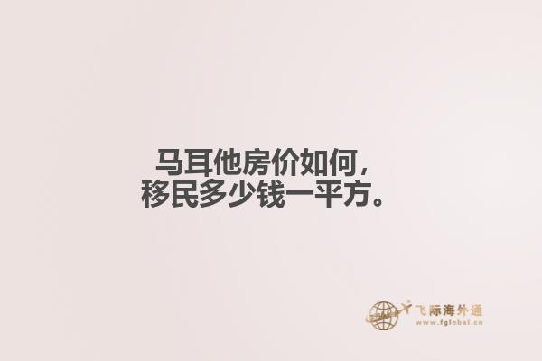 马耳他房价如何，移民多少钱一平方。