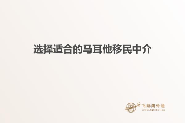选择适合的马耳他移民中介