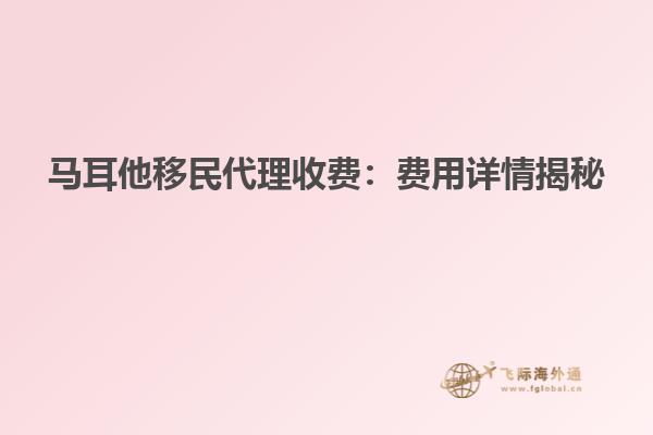 马耳他移民代理收费：费用详情揭秘