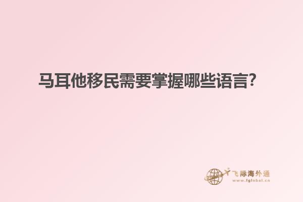 马耳他移民需要掌握哪些语言？