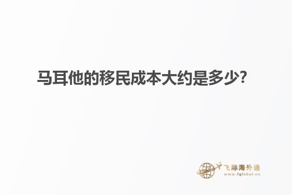 马耳他的移民成本大约是多少？