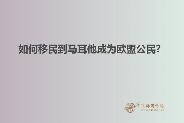 如何移民到马耳他成为欧盟公民？