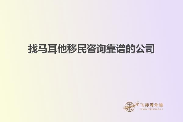 找马耳他移民咨询靠谱的公司