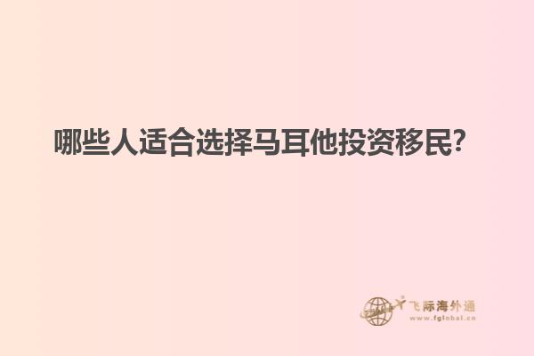 哪些人适合选择马耳他投资移民？