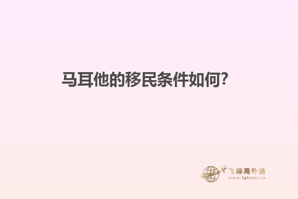 马耳他的移民条件如何？