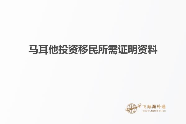 马耳他投资移民所需证明资料