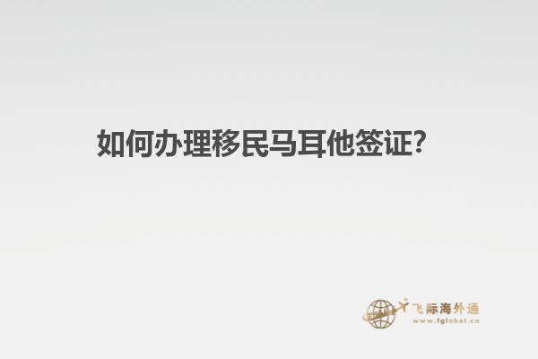 如何办理移民马耳他签证？