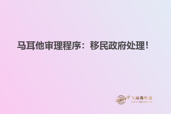 马耳他审理程序：移民政府处理！