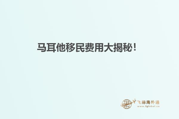 马耳他移民费用大揭秘！