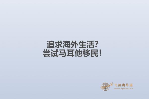 追求海外生活？尝试马耳他移民！