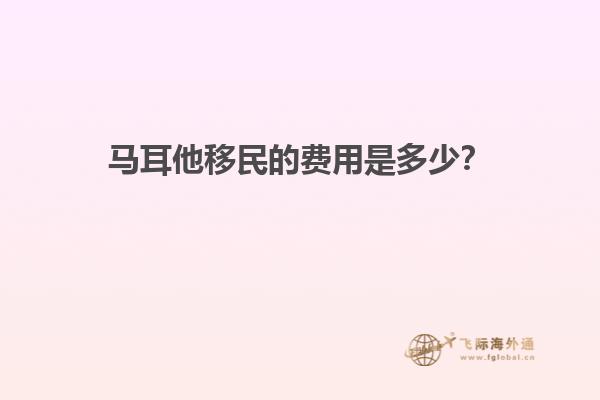 马耳他移民的费用是多少？