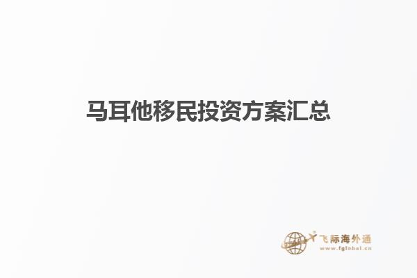 马耳他移民投资方案汇总
