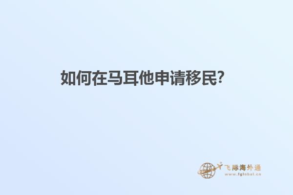 如何在马耳他申请移民？