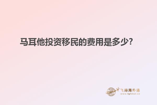 马耳他投资移民的费用是多少？