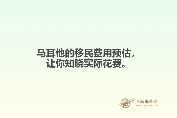 马耳他的移民费用预估，让你知晓实际花费。