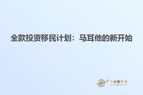 全款投资移民计划：马耳他的新开始