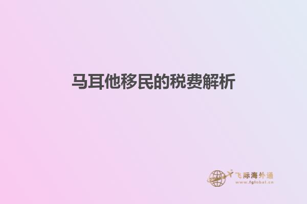 马耳他移民的税费解析