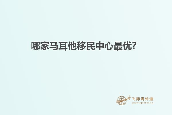 哪家马耳他移民中心最优？