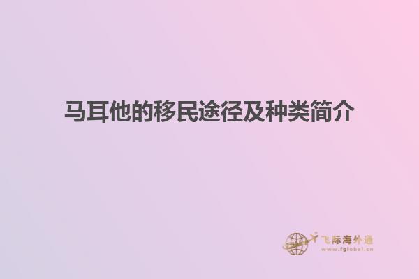 马耳他的移民途径及种类简介