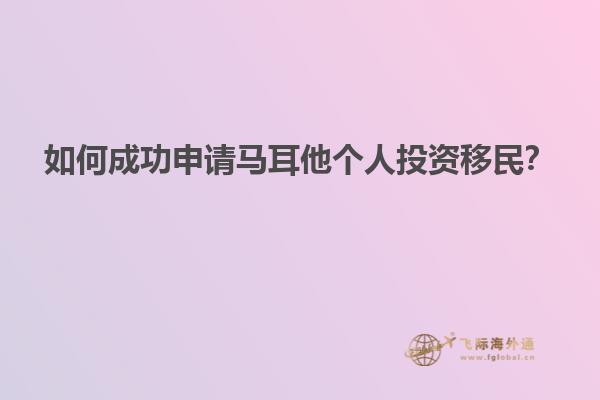 如何成功申请马耳他个人投资移民？