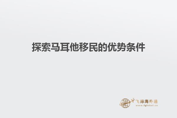 探索马耳他移民的优势条件