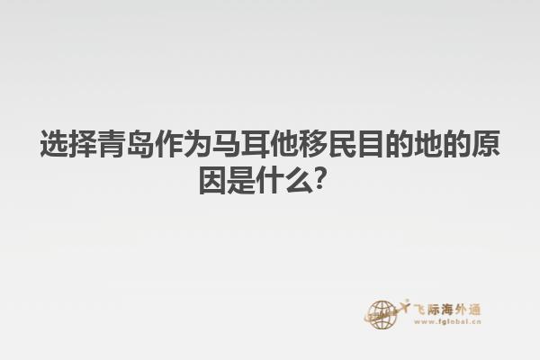 选择青岛作为马耳他移民目的地的原因是什么？