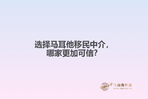 选择马耳他移民中介，哪家更加可信？
