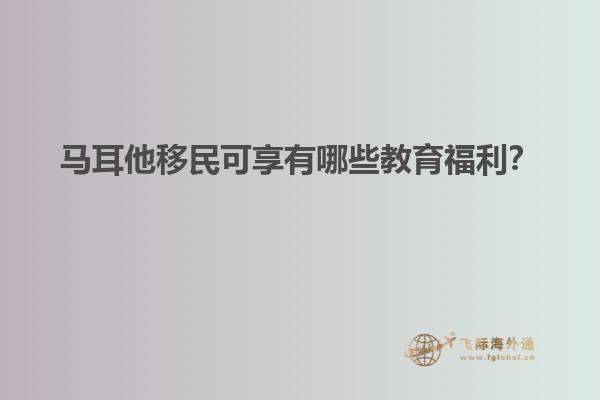 马耳他移民可享有哪些教育福利？
