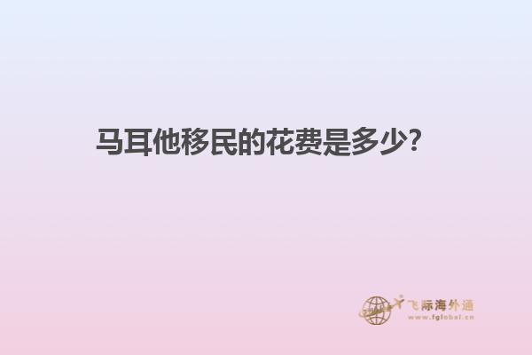 马耳他移民的花费是多少？