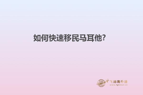 如何快速移民马耳他？