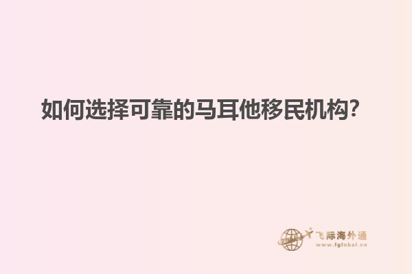 如何选择可靠的马耳他移民机构？